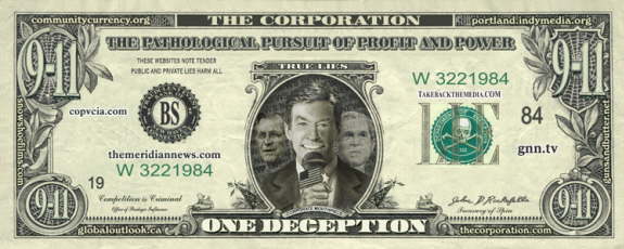 TvNewsLies Media Dollar Front