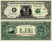 Election Deception Dollar W/Graffiti